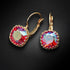 Komplektas "Vintāžš V (Light Siam Shimmer)" su Swarovski™ kristalais
